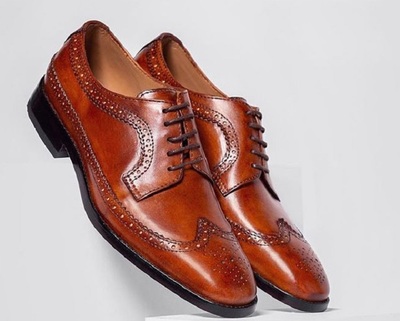 Handmade Men's Bespoke Ankle Lace up Leather Shoes