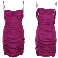 Fashion Sexy Sling Sleeveless Bag Hip Dress - Thumbnail 4