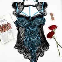 Sexy Lace Bodysuit Underwear - Thumbnail 4