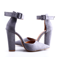Ankle Strap Pointed Toe High Heels Fashion Shoes - Thumbnail 6