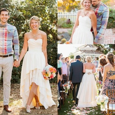 Sweetheart Country Wedding Dresses Bridal Gown