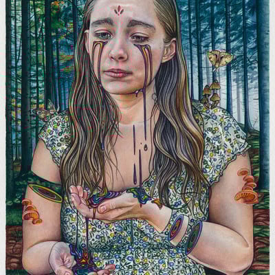 "holding on to letting go" print