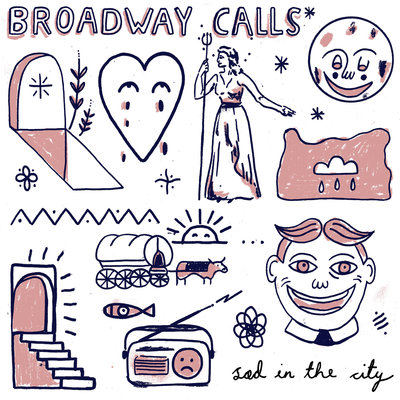 Broadway calls "sad in the city" lp  cccp 228-1 - Thumbnail 2