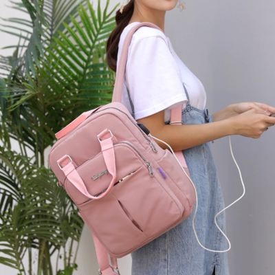 Anti theft usb charge backpack waterproof bagpack school bags
