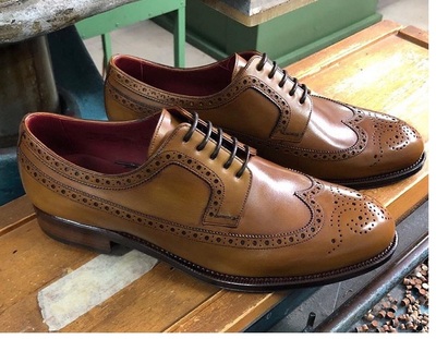 Handmade Men's Tan Ankle Lace up Leather Shoes, Bespoke Stylish Formal Boots