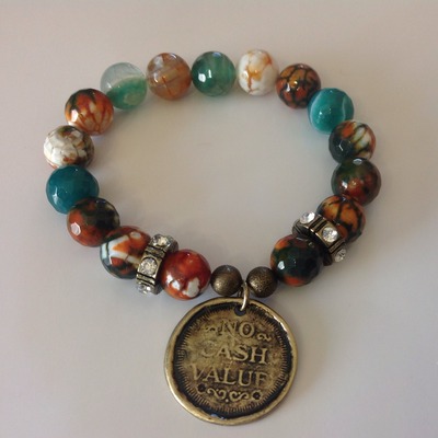 Autumn charm bracelet