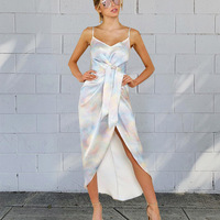 Sling Women'S Irregular Backless Dress - Thumbnail 1