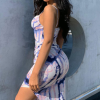 Women'S Irregular Sling High Waist Dress - Thumbnail 1