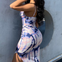 Women'S Irregular Sling High Waist Dress - Thumbnail 2