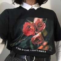 "IF THIS IS LOVE,I DON'T WANT IT" TEE  - Thumbnail 1