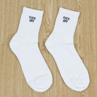 Free Shipping-"FUCK OFF" SOCKS - Thumbnail 2
