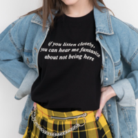 Free Shipping-"IF YOU LISTEN CLOSELY" TEE - Thumbnail 1