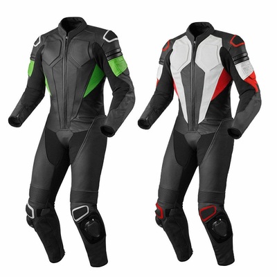 Handmade Mens Motorcycle Racing Leather Suit Motorbike Leather Biker Suit Armors