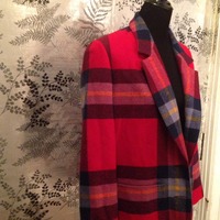 Red Plaid Blazer  - Thumbnail 1