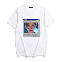 LEONARDO DICAPRIO CRYING MS DOS WINDOWS TEE - Thumbnail 1