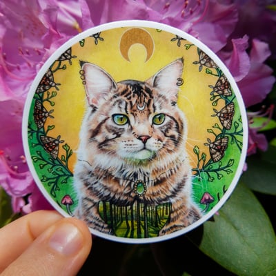 "ripple 2" vinyl sticker