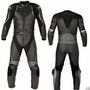 Men Black Cyclist Sports Racing Motorcycle Leather Suit Jacket & Pants UK-1