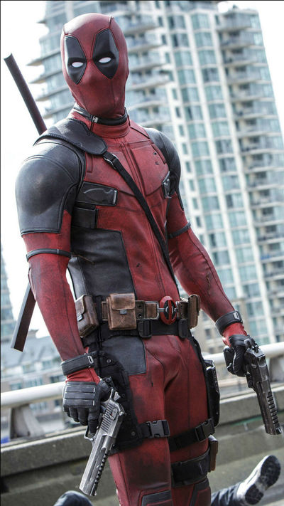 Ryan Reynolds DeadPool Movie Motorcycle Gear Racing Cow Leather Two Piece Suit