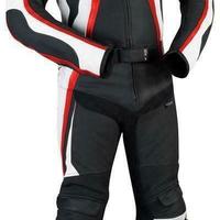 SYDNEY MOTORCYCLE LEATHER SUIT MOTORBIKE RACING MEN BIKER SUIT JACKET TROUSER - Thumbnail 1