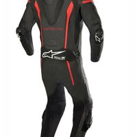 Men's Classic Motorcycle CE Approved Racing Biker 100%Cowhide Leather Suit - Thumbnail 1