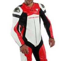 Motorcycle Racing Biker 100% Cowhide Leather Suit Custom Made - Thumbnail 5