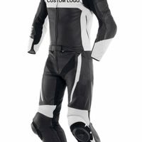 Motorcycle Racing Biker 100% Cowhide Leather Suit Custom Made - Thumbnail 5