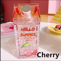 Kawaii Straw Fashion Ice Fruit Water Bottle - Thumbnail 6