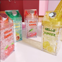 Kawaii Straw Fashion Ice Fruit Water Bottle - Thumbnail 7