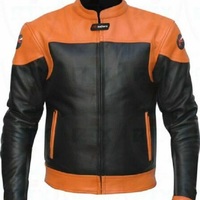 Leather 100% Cowhide Custom Motorbike Jacket Protector Inside - Thumbnail 4