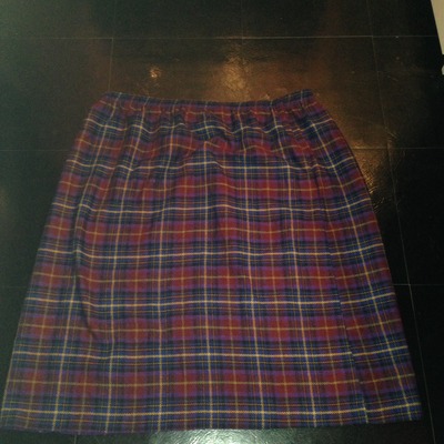 Plaid skirt 