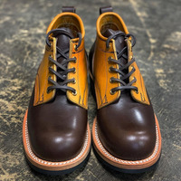 Bespoke Elegant Brown yellow Ankle High Leather Boots for Men - Thumbnail 4