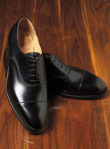 Black Captoe Office Handmade Leather Formal Mens Shoes