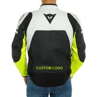 Motorcycle Racing Biker 100% Cowhide Leather Jacket Custom Made - Thumbnail 4