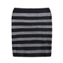 Womens Stripe Bodycon Skirt - Thumbnail 2