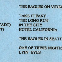 EAGLES Live On Stage DVD - Thumbnail 1