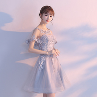 Cute lace short prom dress homecoming dress - Thumbnail 1