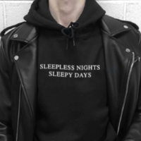 Free Shipping-"SLEEPLESS NIGHTS DAYS" HOODIE - Thumbnail 1