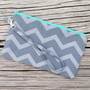 Grey Chevron Wristlet - Thumbnail 1