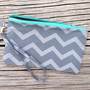 Grey Chevron Wristlet - Thumbnail 2