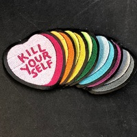 KILL YOUR SELF conversation heart patch - Thumbnail 1