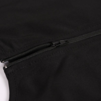 Black Bandage Gothic Lace up Crop Top - Thumbnail 4