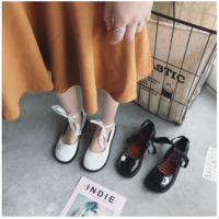 Stars and Moon Lolita Kawaii High Heels Fashion Shoes in Black and White - Thumbnail 2
