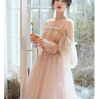 Cute tulle short prom dress cocktail dress - Thumbnail 4