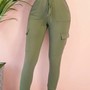 Drawstring Design Casual Pants-3
