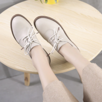 Classy Lace up Women's Oxford Shoes - Thumbnail 2