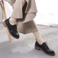 Classy Lace up Women's Oxford Shoes - Thumbnail 3