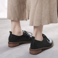 Classy Lace up Women's Oxford Shoes - Thumbnail 4