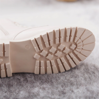Side Zip Lace Up Platform Boots - Thumbnail 6