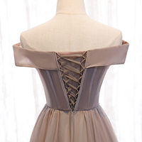 Elegant tulle lace long prom dress - Thumbnail 3