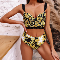 Sexy Lace Bikini Swimsuit Set - Thumbnail 1